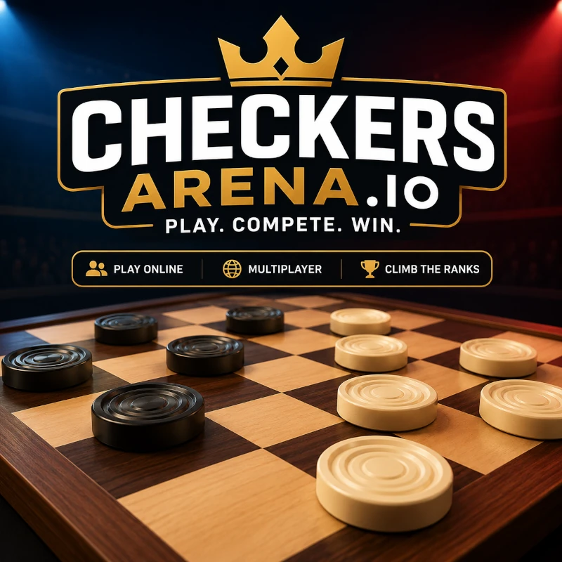 Checkers Arena — play checkers (draughts) online for free against friends and the computer